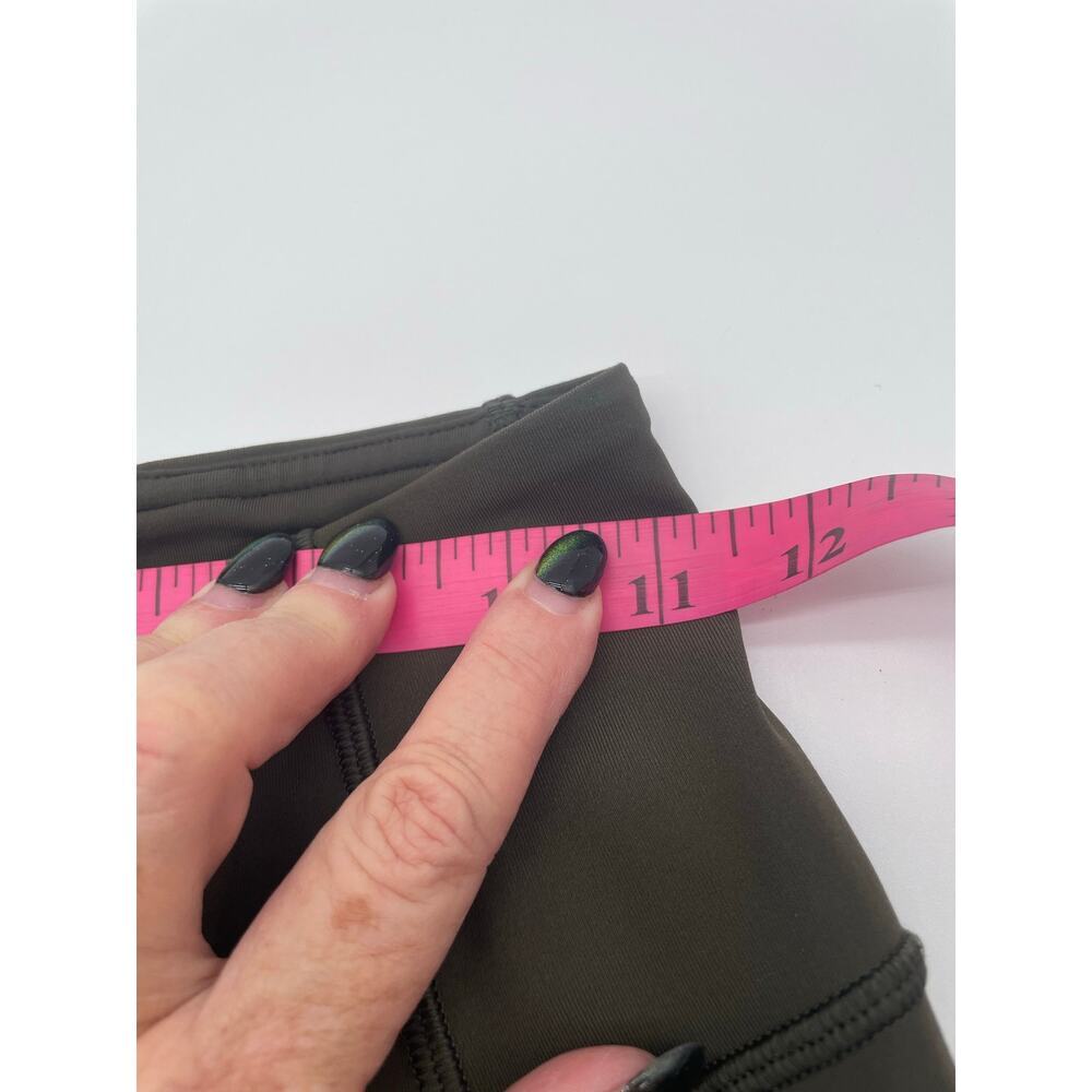 Lululemon Olive Green Full-Length Leggings High Rise Small Sculpting Pants - Picture 3 of 5